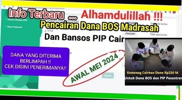 Kabar Gembira Dana Bos Dan Pip Pesantren Sudah Cair Untuk Tahun 2024 Bungko News 0934