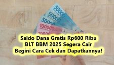 Saldo Dana Gratis Rp600 Ribu BLT BBM 2025 Segera Cair, Begini Cara Cek dan Dapatkannya!